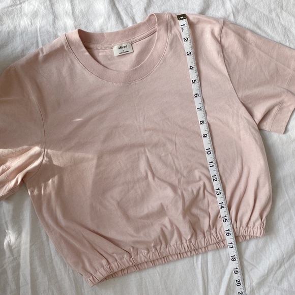 ARITZIA Wilfred Piaf Crop T-Shirt Pink - Picture 4 of 12